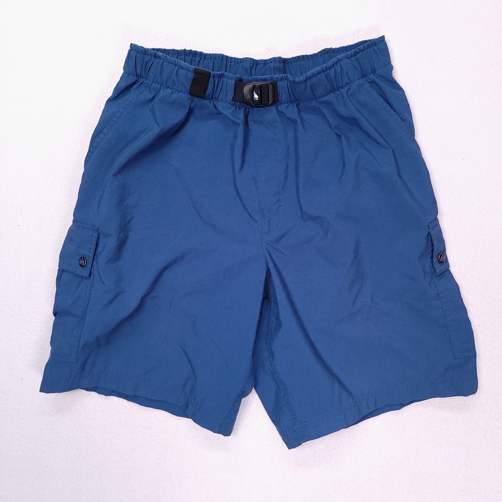 Nike ACG Mens Cargo Shorts Blue Belt Vintage Trail Hiking Gorpcore Size M
